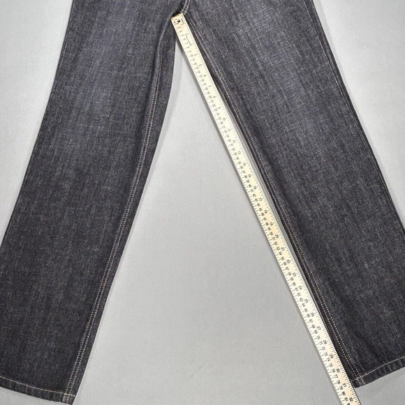 Vintage Tommy Hilfiger Jeans Women’s 4 Black 100% Cotton Y2K Boyfriend Low Rise - Picture 7 of 16